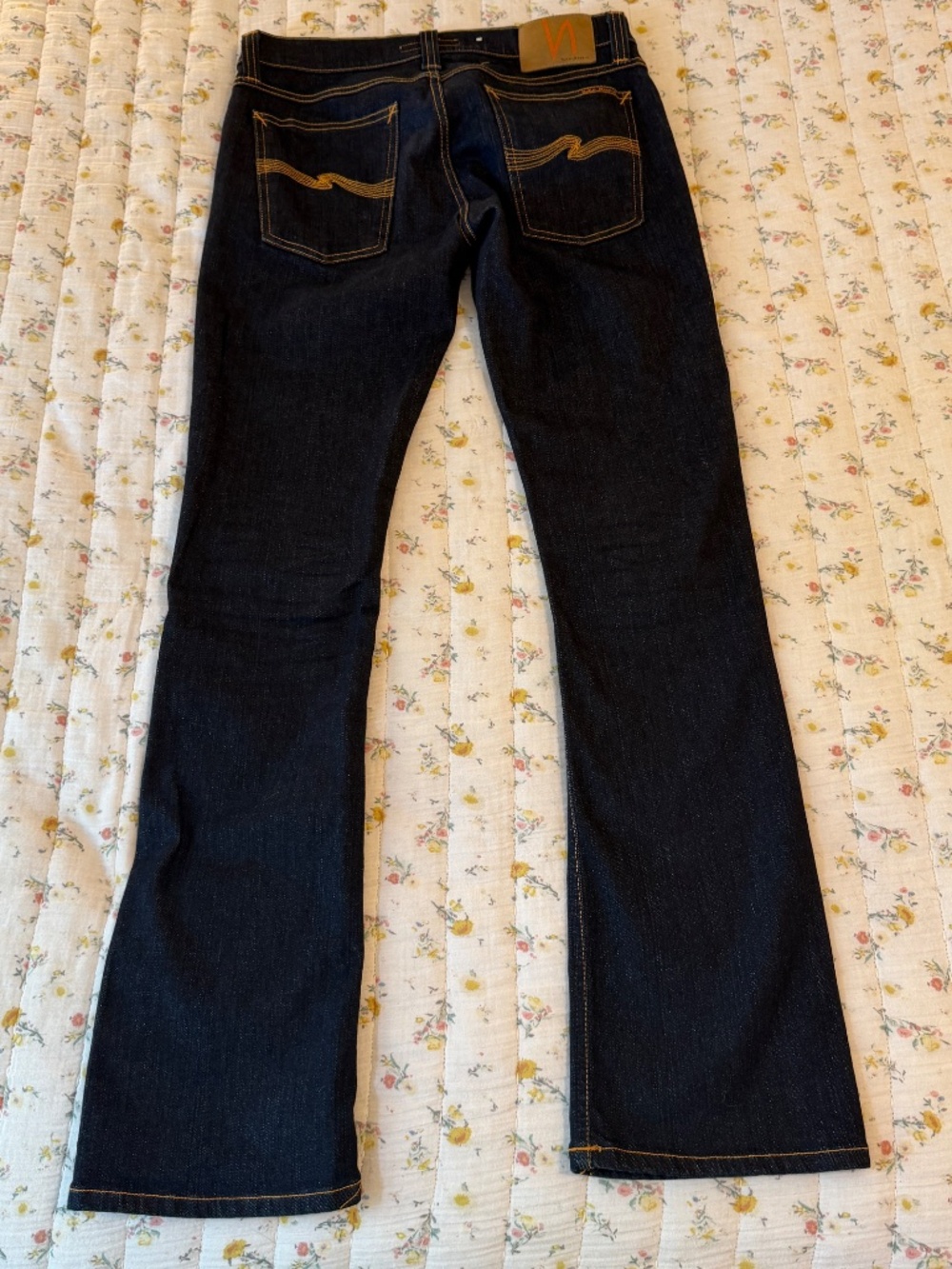 Nudie Jeans Co Boot Starcy Bootcut Jeans Dark Wash Women's 29x32 Low Rise Denim - Picture 7 of 8